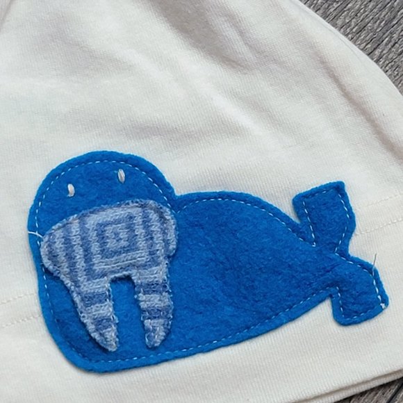 CATE & LEVI Organic Hat - Baby - Made in Canada NEW NWT 18-24MO Walrus - Picture 6 of 6
